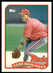 1989 Topps Traded Todd Benzinger Cincinnati Reds #9T SEE PIC/DESC MAY BE WRONG
