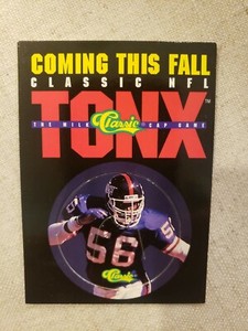 1993 Classic Four Sport Collection Tonx Unpunched Promo Card Lawrence Taylor NFL