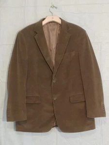 Saddlebred Herren Zwei Knopf Blazer Braun Cord Sport Mantel Gr. 42R - Bild 1 von 15
