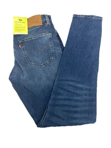 Genuine Levis 512 Men's Slim Taper Fit Stretch Blue Jeans Premium Size 32X36 New - Picture 1 of 11