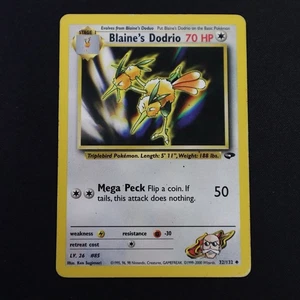Blaine’s Dodrio Uncommon 32/132 Gym Challenge WOTC MP 2000 Vintage Pokémon TCG - Bild 1 von 2