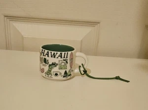 Starbucks Hawaii 2 oz Mini Espresso Demitasse Mug Been There Series Ornament - Picture 1 of 6