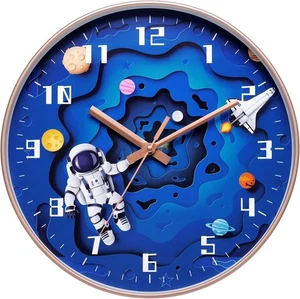 Reloj de Pared Silencioso 12 Pulgadas, Diámetro 30 cm, Movimiento Cuarzo, Analógico 01  - Imagen 1 de 9