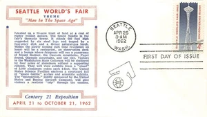 1196 5c SEATTLE WORLD'S FAIR - Von Ohlen Gütesiegel - Bild 1 von 1