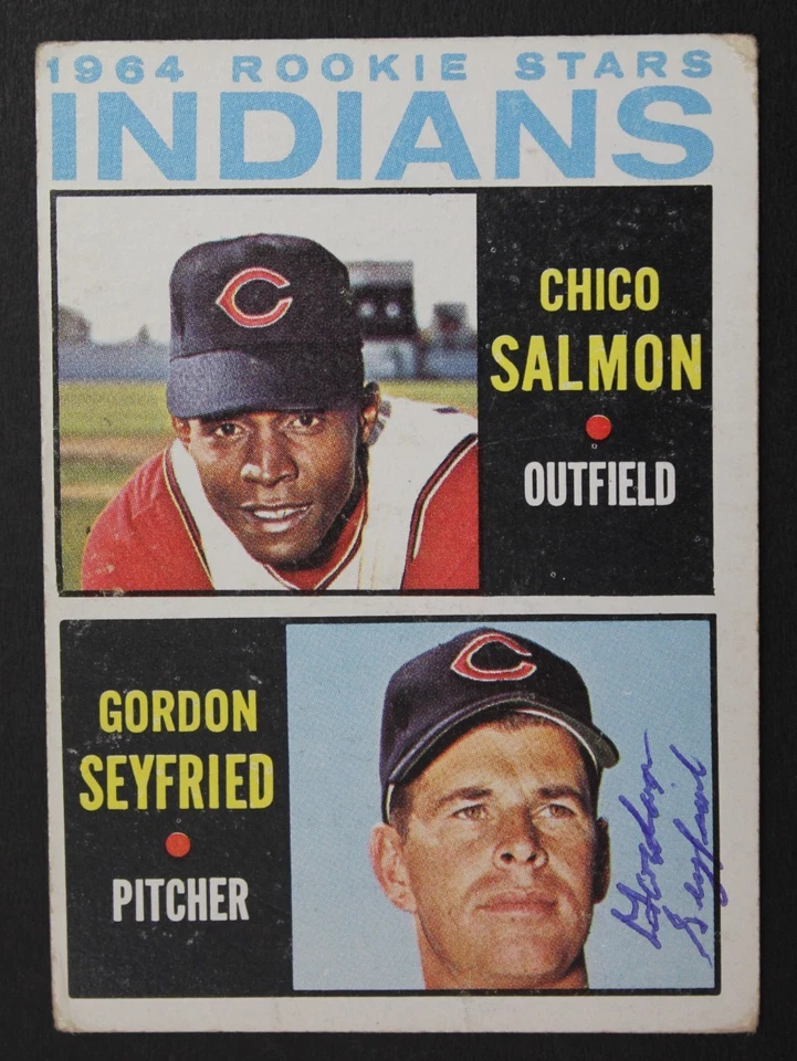 Gordon Seyfried Indians Autographed 1964 Topps #499 Signed Baseball ROOKIE Card - Image 1 of 4