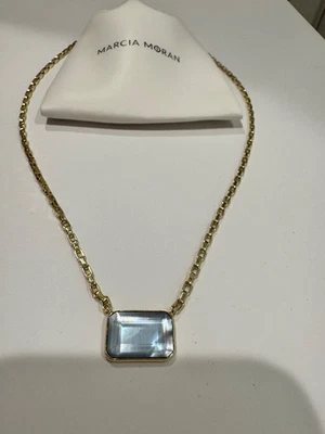 Collar Piedra Rodonita Azul Marcia Moran "Guilia" 16-18" Foto 1 de 4