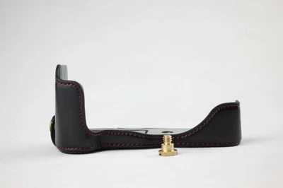 Genuine Real Leather Camera Protect Half Case Grip for Canon Eos M50/M50 II - Image 1 of 4