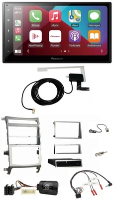 Pioneer USB Bluetooth DAB Lenkrad 2DIN Autoradio für Hyundai IX55 2009-2012 silb - Bild 1 von 4