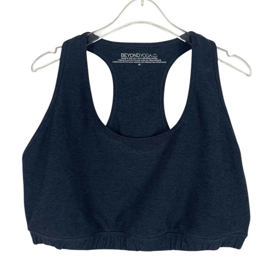 Beyond Yoga Spacedye Got Your Back Sports Bra Yoga Workout Darkest Night Size 3X - Image 1 of 4