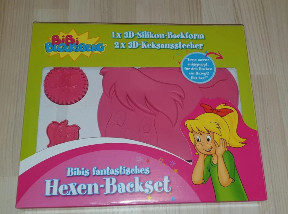 Bibi Blocksberg Silikon 3D Backform Keksausstecher Neu in OVP - Bild 1 von 1