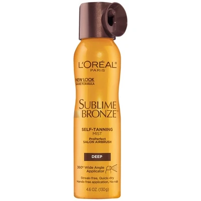 LOreal Paris Sublime Bronze Self-Tanning Mist, Deep Natural Skin Tan, 4.6 oz. - Image 1 of 4
