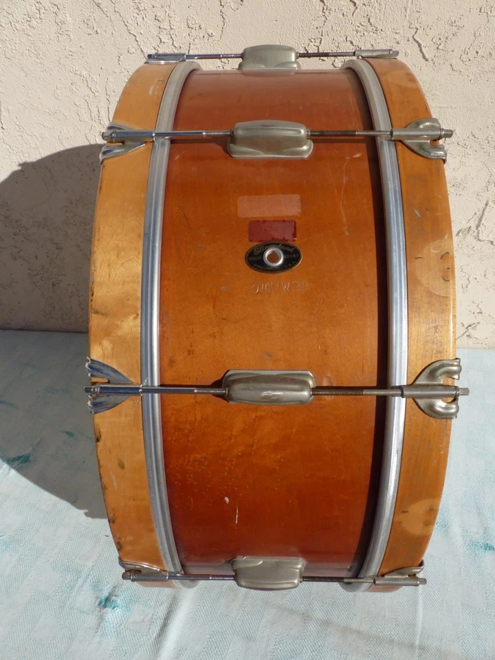 Bajo Slingerland Chicago 27" x 11" carcasa de caoba individual ~ ENVÍO GRATUITO Foto 1 de 4