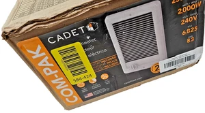 Cadet Com-Pak White 2000W Fan-Forced Heater - Picture 1 of 7