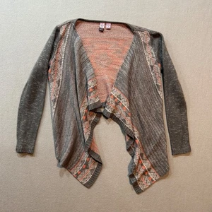 Love On a Hanger Waterfall Southwestern Aztec Boho Cardigan Sweater Women XS - Picture 1 of 10