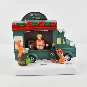 LED Lighted Beer Truck for Christmas Village - 4.5" Button Battery Included - Picture 1 of 6