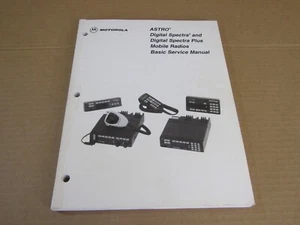 Motorola Astro Digital Spectra Mobile Radio basic service manual book - Picture 1 of 4