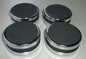 GEKO Aero Absorber  Schockabsorber  Resonanzdämpfer  Gerätefüße chrom silber - Picture 1 of 3