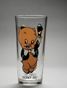 (Vintage) 1973 Porky Pig Looney Tunes Pepsi Collector Series Trinkglas - Bild 1 von 2