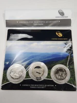 2014 Shenandoah America The Beautiful 3-Coin Quarter Set - Image 1 of 2