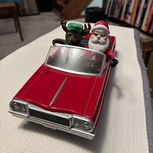 GEMMY Santa Reindeer Low-Rider Animated Car - Picture 1 of 9