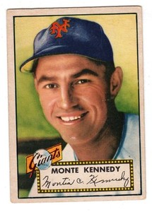 1952 Topps #124 Monte Kennedy - New York Giants - Excellent Condition