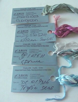 NEW Caron Waterlilies 12ply Hand Dyed Cotton Embroidery Floss 6yds -U PICK COLOR - Image 1 of 4