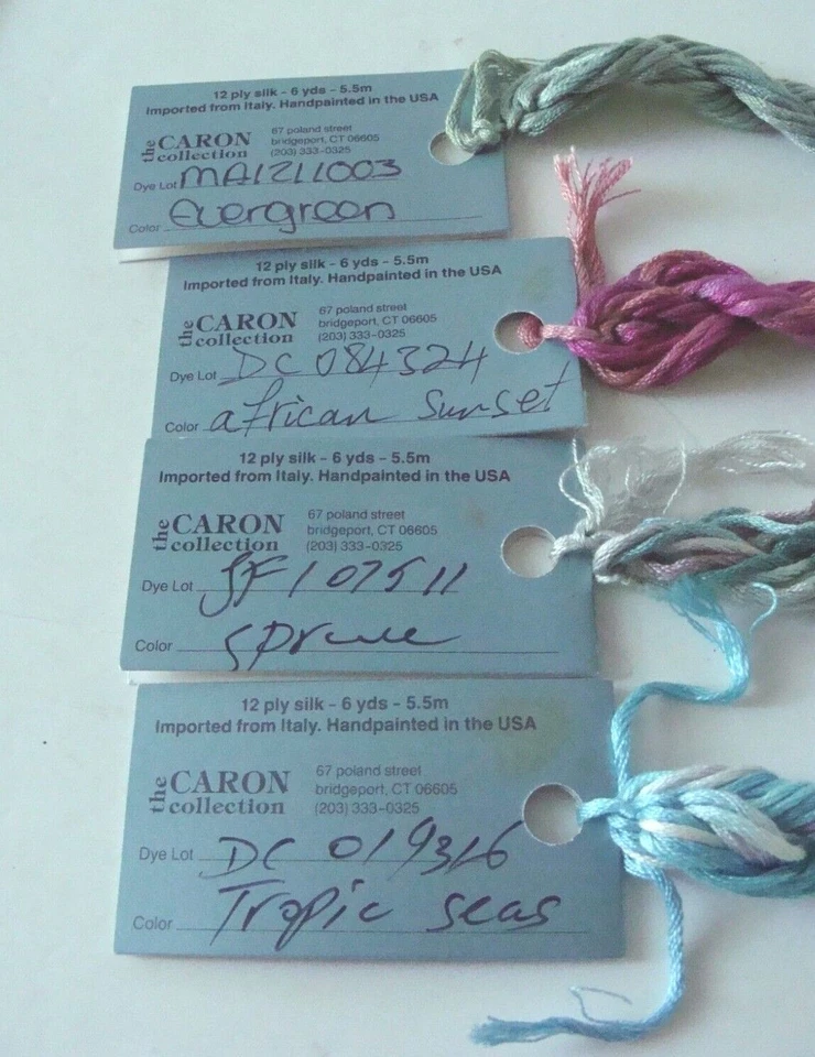 NEW Caron Waterlilies 12ply Hand Dyed Cotton Embroidery Floss 6yds -U PICK COLOR - Image 1 of 4