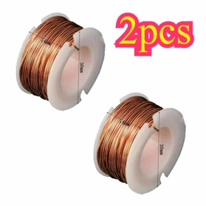 2X 10m Magnet Wire Enameled Copper Magnetic Coil Winding Electromagnet Motor NEW - Picture 1 of 9