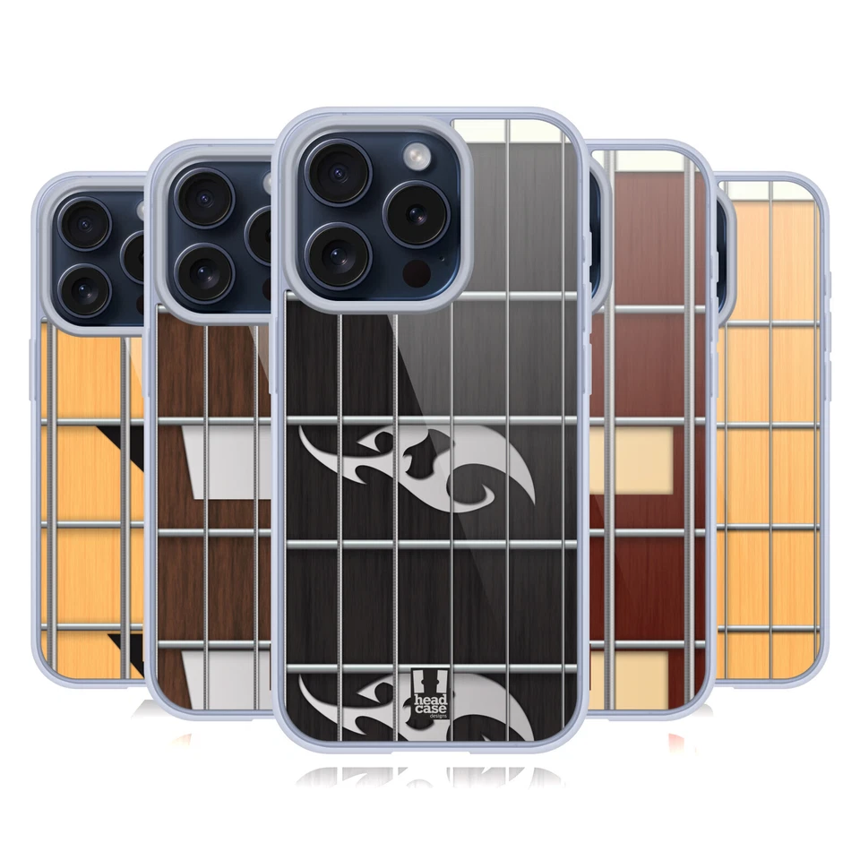 HEAD CASE DESIGNS GUITAR FRETBOARDS SOFT GEL CASE FOR APPLE iPHONE PHONES - Image 1 of 4