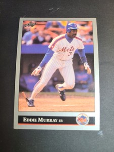 Eddie Murray 1992 Leaf Series 2  #396  New York Mets HOF 