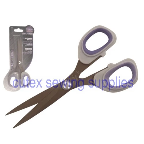 Mundial Everlecrafts 7" Titan-Edge Titanium Coated All Purpose Scissors 570 - Image 1 of 1