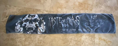 Toalla Taste of Chaos Band Tour 2008 Tokio Japón Cheer Spirit Rally Foto 1 de 4