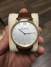 Paul Hewitt Sailor White Sand Gold Leather Brown 176mm Strap 39 mm Case NEW