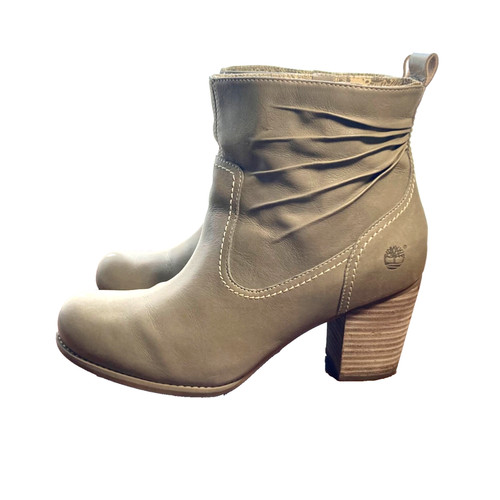 Stivali Timberland donna 10 Earthkeepers stivaletti alla caviglia pelle tortora 28654M usati in ottime condizioni