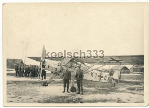 Foto Fieseler Storch Fi 156 Flugzeug mit Schneetarnung ! Kennung K1+CA Russland - Bild 1 von 1