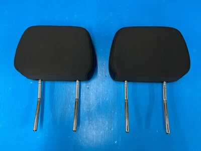 Chevrolet Silverado GMC Sierra 2019-2024 reposacabezas delantero izquierdo y derecho tela negro Foto 1 de 4