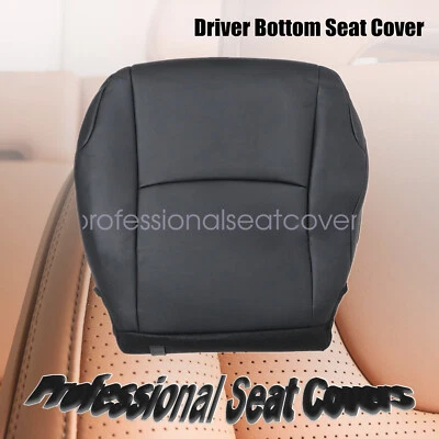 Cubierta de asiento de cuero inferior del lado del conductor negra para Toyota 4Runner Limited 2010-2014 Foto 1 de 4