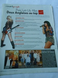 Coupure de Presse Clipping 2009 Pixie Lott Lily Allen deux anglaise au top - Picture 1 of 1