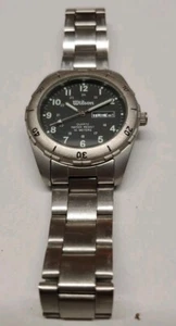 Vntg Rare Wilson LWA 199 x Quartz Men`s Watch 165 Ft(50m)Water res. Day/Date - Picture 1 of 3