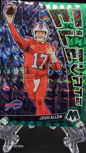 2023 Mosaic Elevate Green Mosaikeinsatz Josh Allen, Buffalo Bills #E-JA prizm - Bild 1 von 6