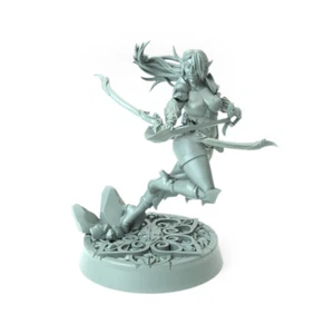 Moonflower Archer Mireille miniatura de Cast n Play | RPG | Juego de rol | DnD - Imagen 1 de 5