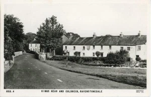 REAL PHOTO POSTCARD OF THE KINGS HEAD AND COLDBECK, RAVENSTONEDALE, WESTMORLAND - Picture 1 of 2