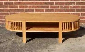 Rodd 1400mm Coffee Table - Solid Ash Timber - 1 Left - Picture 1 of 4