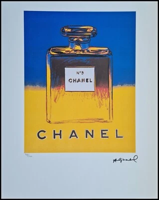 ANDY WARHOL * Chanel No.5 * 50 x 40 cm * signed lithograph * limited # 94/200 - Bild 1 von 4