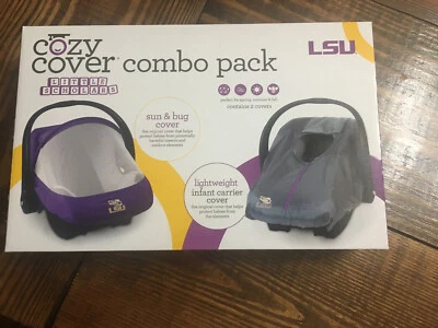 LSU Tigers Little Scholar Combo Pack Sun/Bug & Lightweight COZY COVERS Louisiana - Image 1 of 3