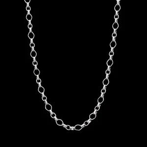 Cadena de eslabones de platino de 20 pulgadas para hombre 29 g 4,75 mm de ancho - Imagen 1 de 5