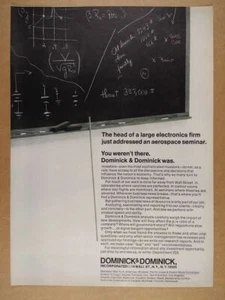 1967 Dominick & Dominick Investment Firm vintage print Ad - Imagen 1 de 1