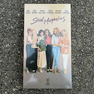 Steel Magnolias ( VHS, 1989) Dolly Parton, Julia Roberts, Sally Field - Tri-Star - Image 1 of 4