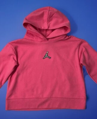 $40 Nike Jordan Girls Pink Hoodie Size 6X(6-7) - Image 1 of 3