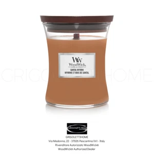 Woodwick - Candela Clessidra Media - Santal Myrrh - Rivenditore - Imagen 1 de 1